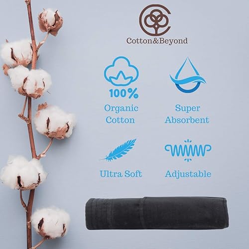 Miniatura 9 de C&B - Toalla envolvente para mujer, 100% algodón turco orgánico, ajustable, para spa, gimnasio, piscina con bolsillo (azul marino)