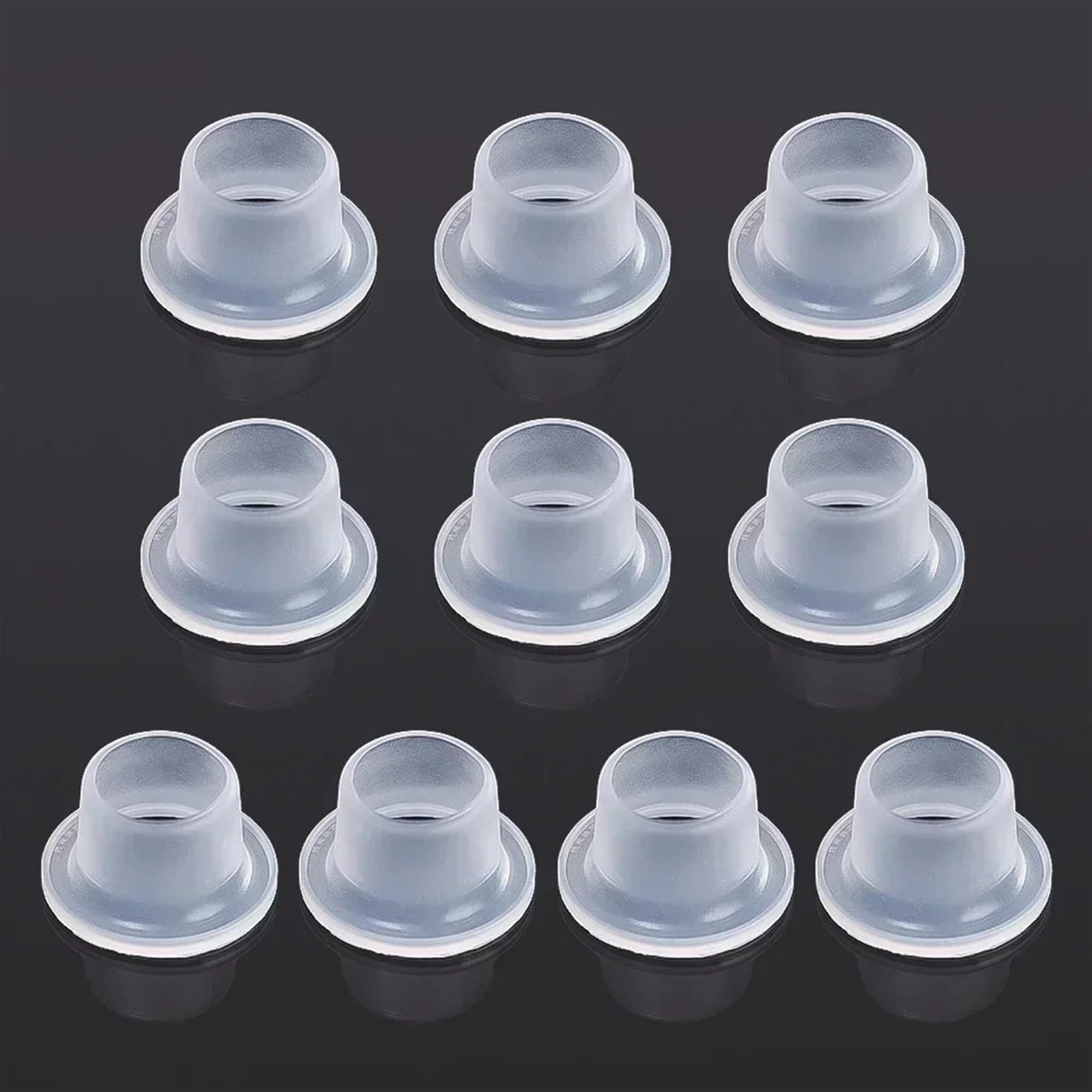 Junta de sellado a prueba de fugas for grifo, arandela de sellado de manguera de tubo de goma, junta de silicona for enchufe de plomería, prevención de fugas, 60/10 Uds.(A White,60PCS)