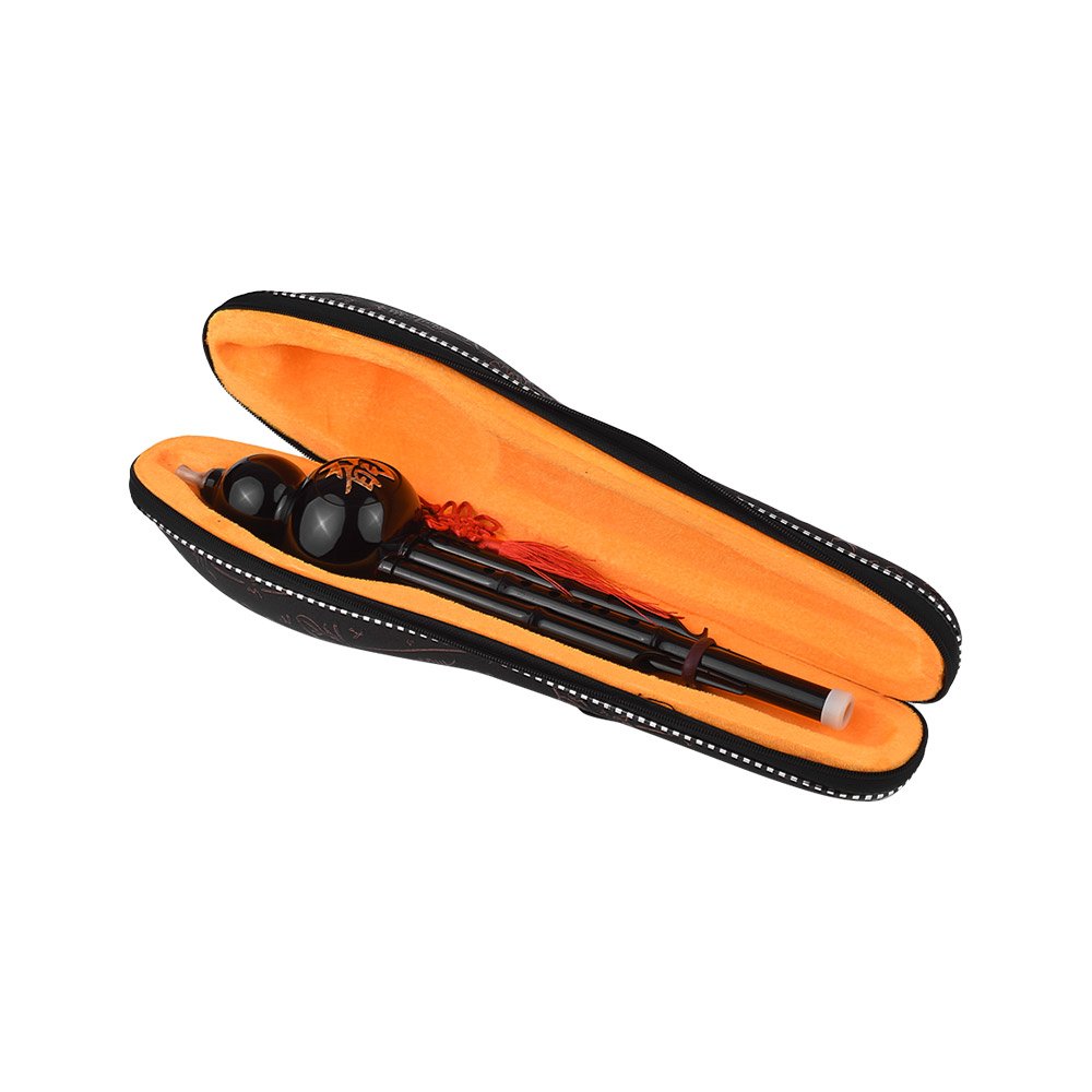instrumento musical， Instrumento musical tradicional chino Flauta for principiantes con nudo Estuche y transporte for