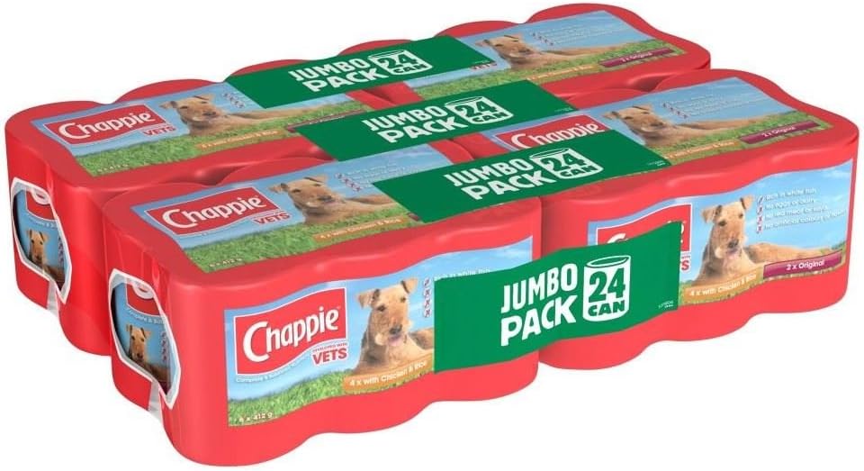 Chappie Dog Food Jumbo Pack (24x412g)