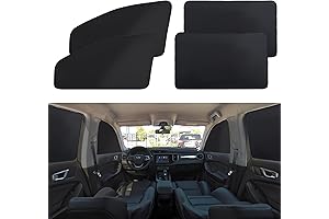 XCBYT Car Window Shades : 4Pcs Privacy Curtains, 100% Light Blocking Magnetic...