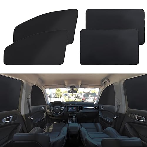 XCBYT Car Window Shades - 4 Pcs Car Privacy Curtains