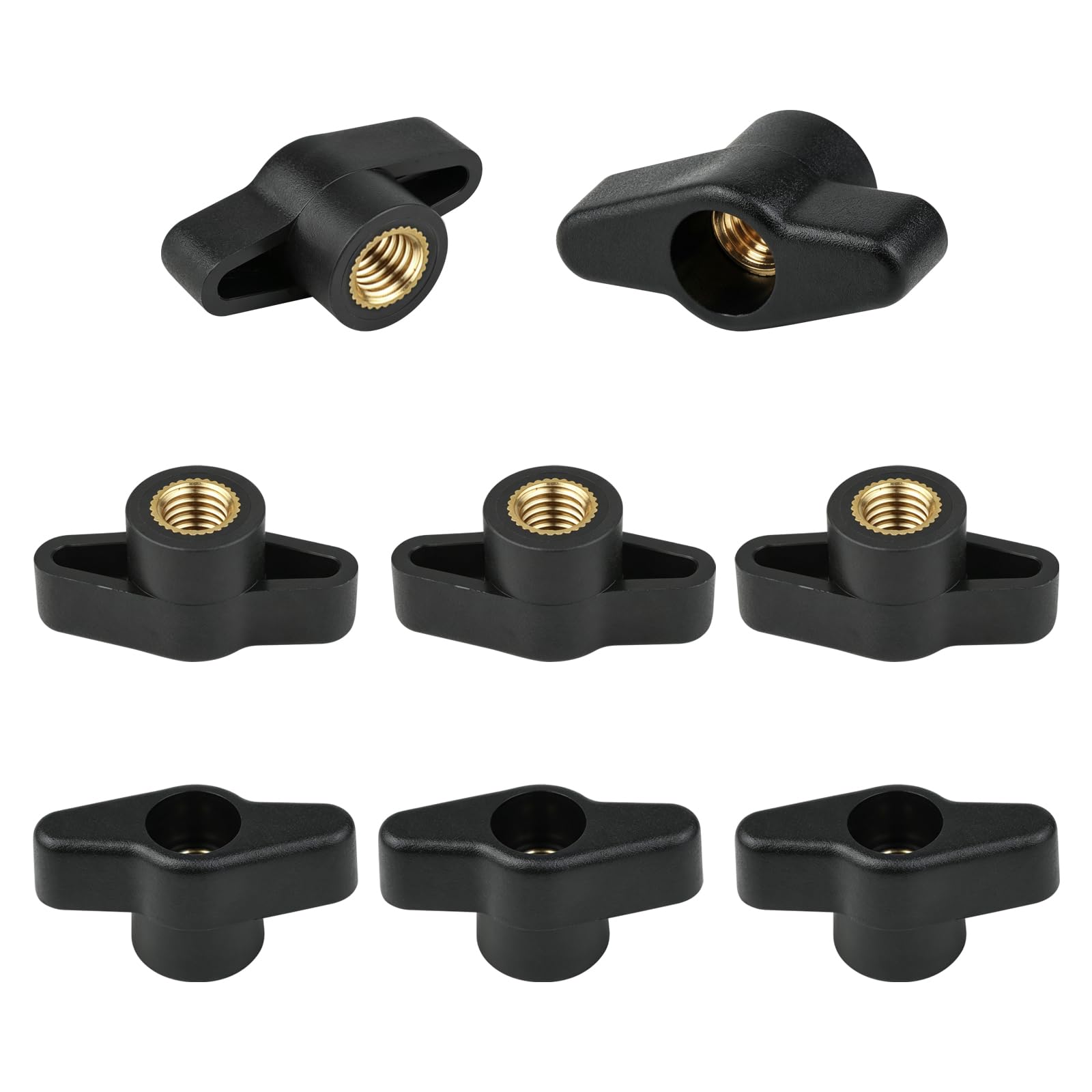 JJWNMLL 8PCS Tee Clamping Nuts, Screws Nuts Knobs M8 Outer Diameter 36mm — image 1
