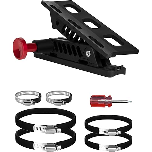NILKATSS Adjustable Fire Extinguisher Mount, Easy Install on Roll Bar/ Cage Fire Extinguisher Holder, Quick Release Mounting Bracket for Jeep Wrangler JT TJ JKU JK JL UTV Cam-Am X3 Polaris RZR Ranger