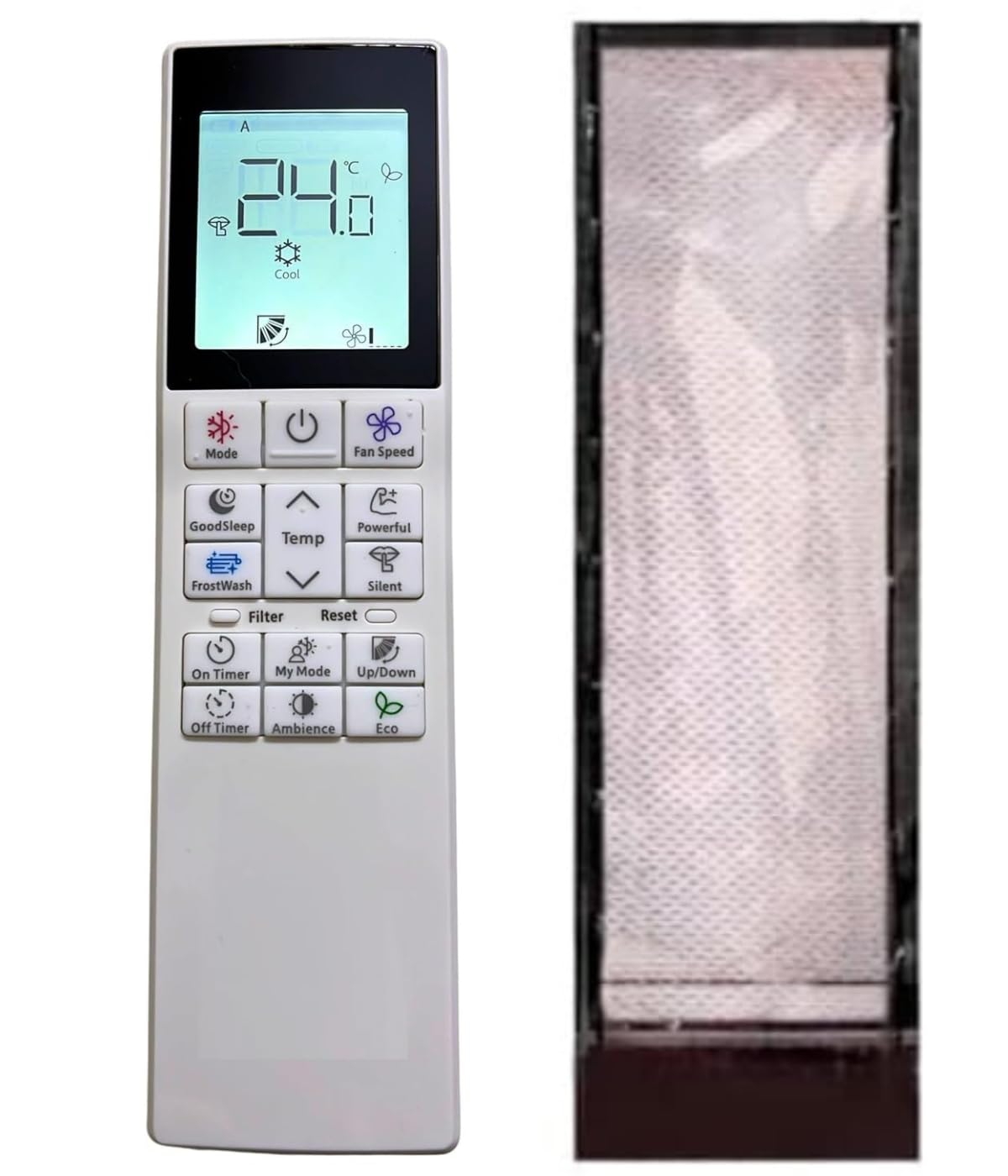 Protective Case for HITACHI AC Remote Control Pouch Cover Holder PU Leather Cover Holder.(Exactly Same Remote Will Only Work) 171-image-33