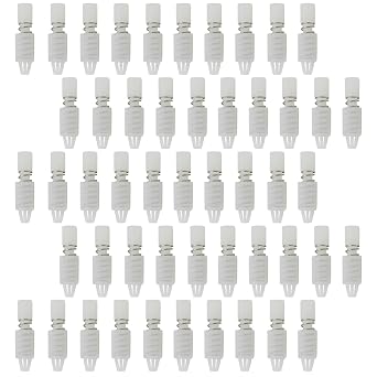 50pcs Heatsink Spring Rivet Fastener Push Pin GPU Fan Mounting Screw | Heat Sink Mount Pins, for PC GPU VGA Card Fan Northbridge Chipset Heatsink, High Quality Plastic, Long Service Time