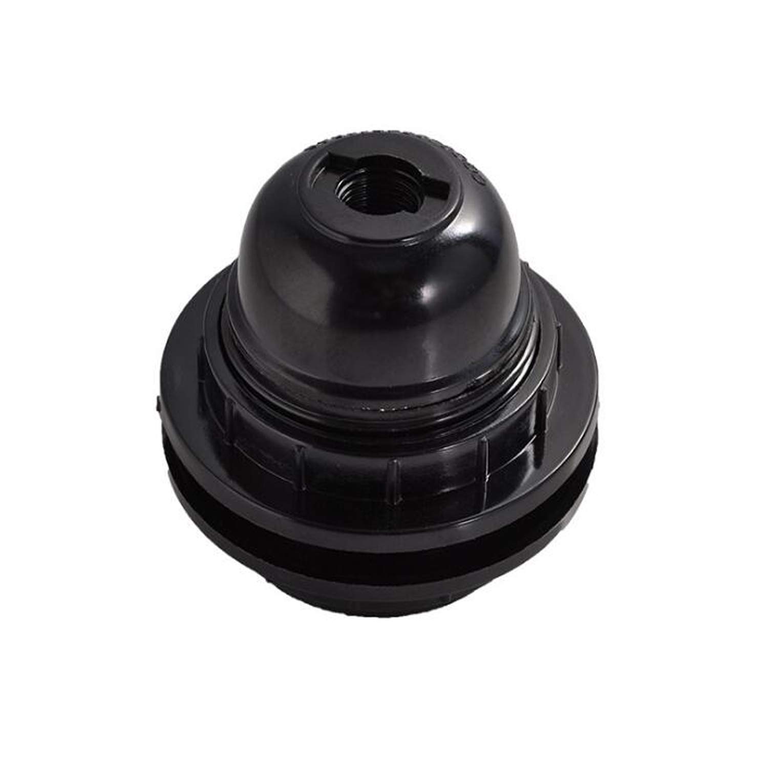 Kulio vintage portalampada E27 ES avvitabile lampadina presa ciondolo Titolare nero, Pack of 16(Style 2)