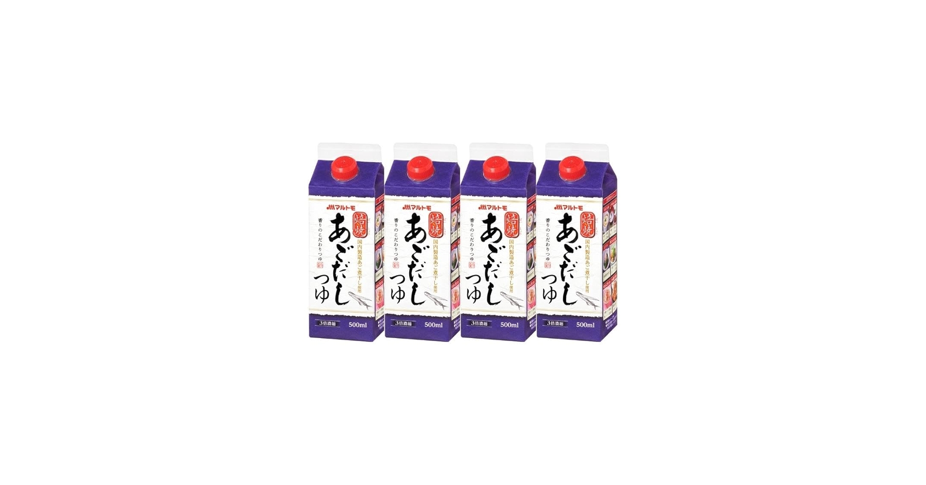 Amazon.co.jp: マルトモ 焙焼あごだしつゆ 500ml（✕4本）｜公式