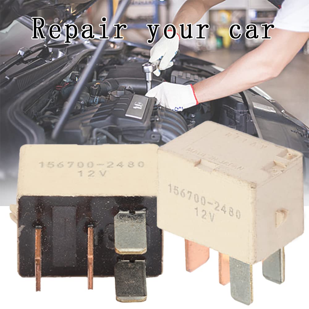 Amazon.co.jp: 1パックリレー 156700-2480 4ピン 12V コンプレッサー