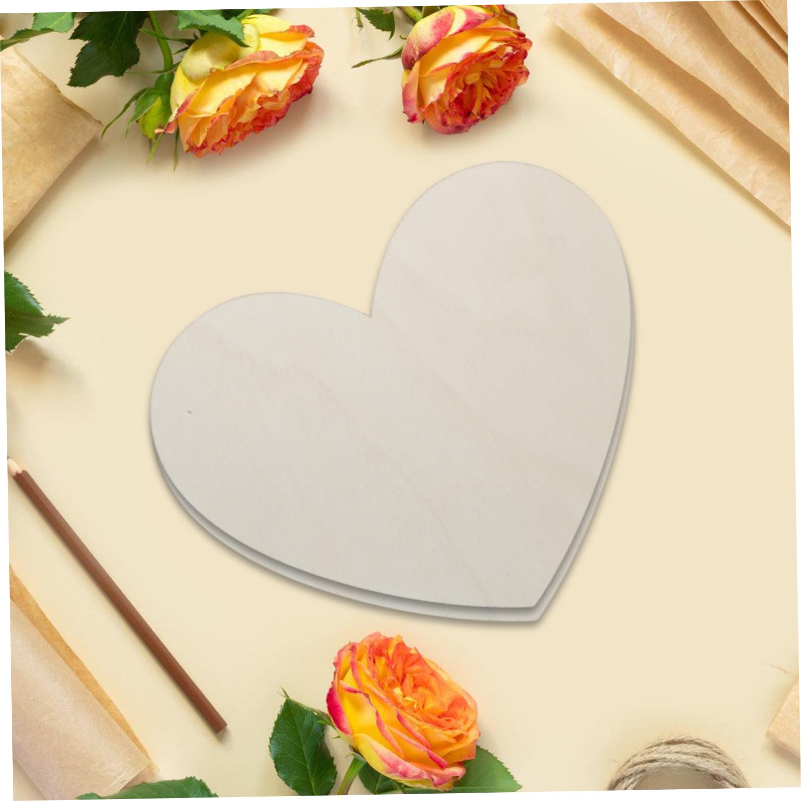 LIFKOME 30stücke Unvollendete Herz-holzscheiben Für Diy-projekte Große Rustikale Holzherzen Zum Basteln Für Hochzeiten Valentinstag Und Kreative Dekorationen