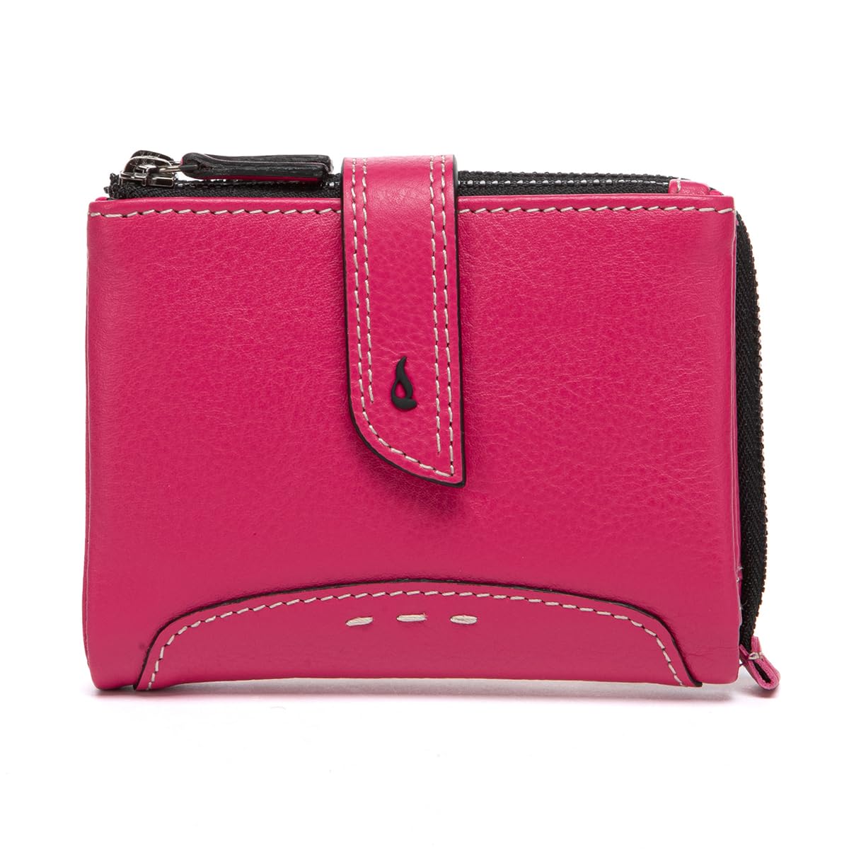 Abbacino Cartera pequeña de Piel Fucsia Fucsia