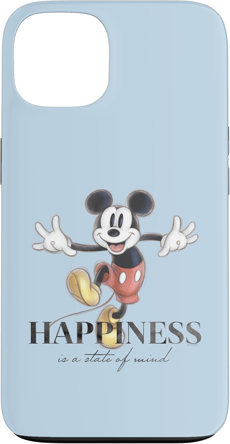 Disney 100 Anniversary Mickey Mouse D100 Quote Happiness Case for iPhone 17 Pro Max