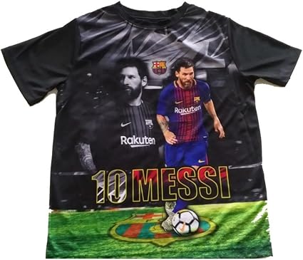 Messi playera negra Clearance