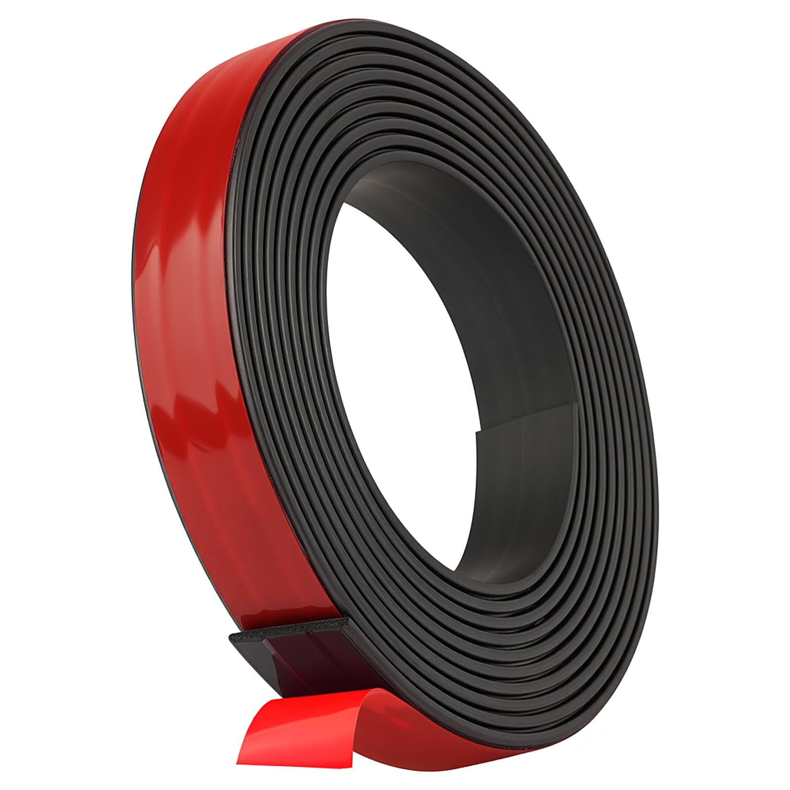 AXFEE Nastro Magnetico Autoadesivo Forte, 2M Rotolo di Nastro Magnetico con Forte Supporto Autoadesivo, per Tende, Foto, Poster, Magneti per Frigorifero, Zanzariere, Domestico(1.5cm*1.5mm)