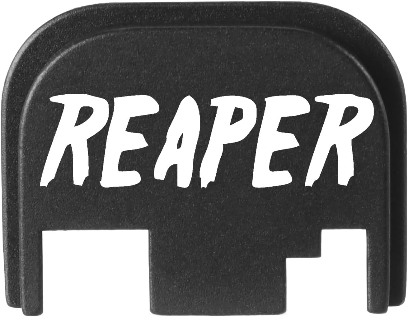 NDZ Performance Gen 1-4 Rear Slide Cover Plate for Glock 9mm .40 .357 .45 Laser Engraved Skull Images in Black Aluminum - Choose Image