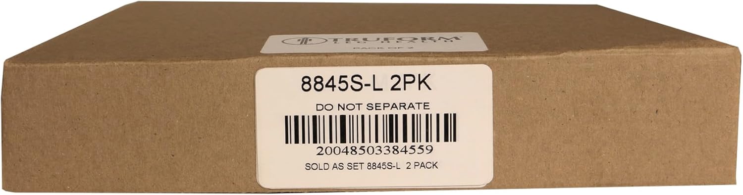 Truform 8845s Short Length 30-40 mmHg Compression Stockings, Knee High, Closed Toe