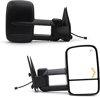 NEYASU Power Heated Pair Towing Mirrors fit for 1999 2000 2001 2002 Chevy Sil...