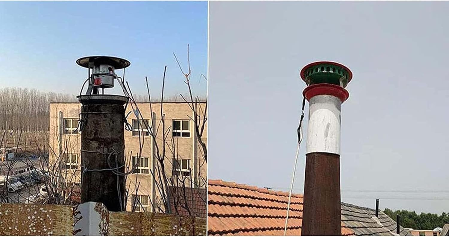 Odkurzacz dymu do kominka, wentylator kominkowy, maszyna do dymu na dach domowy, wentylator do odliczeń do ogrzewania pieca, wentylatora