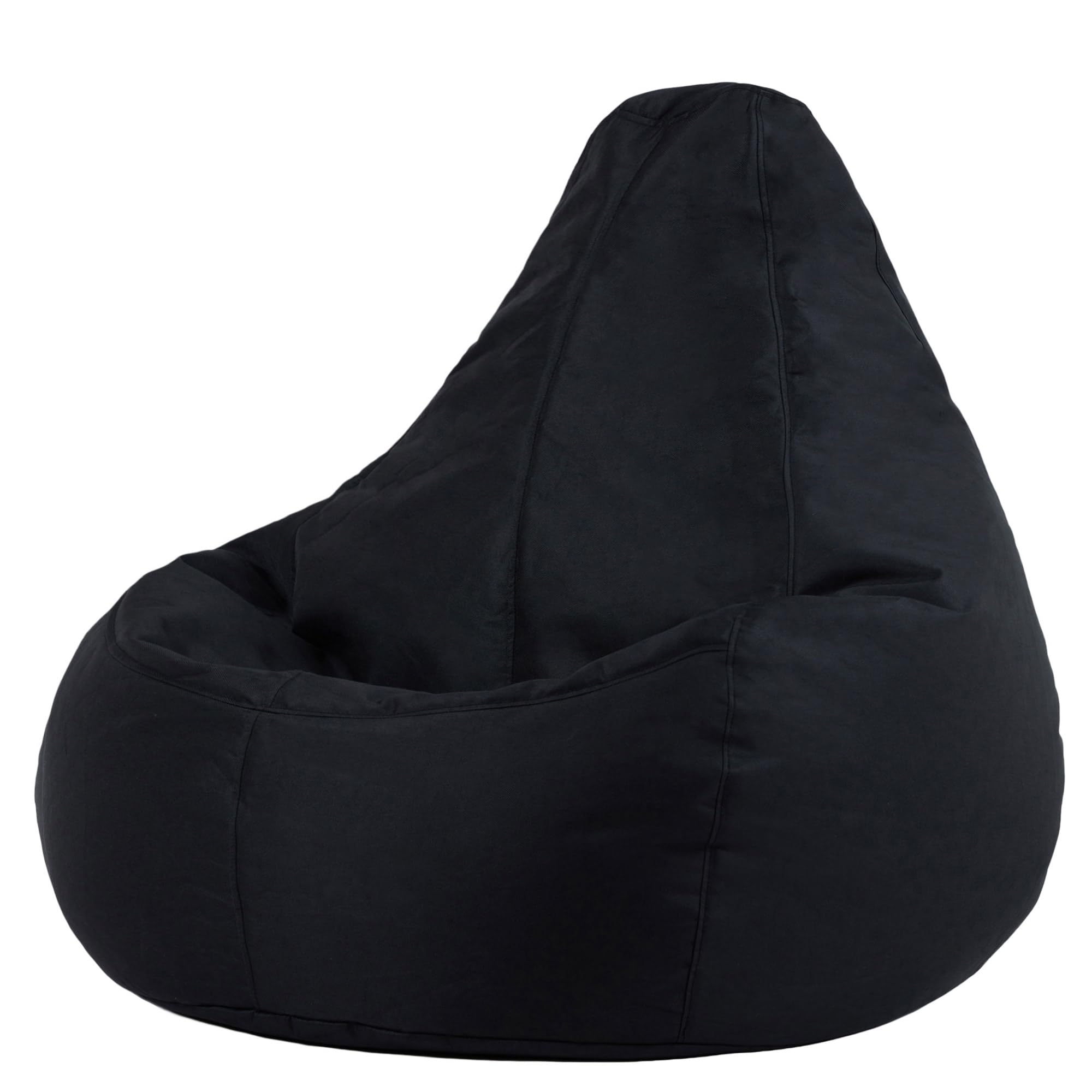 icon Dalton High Back Adult Gaming Indoor Outdoor Bean Bag Chair - Black