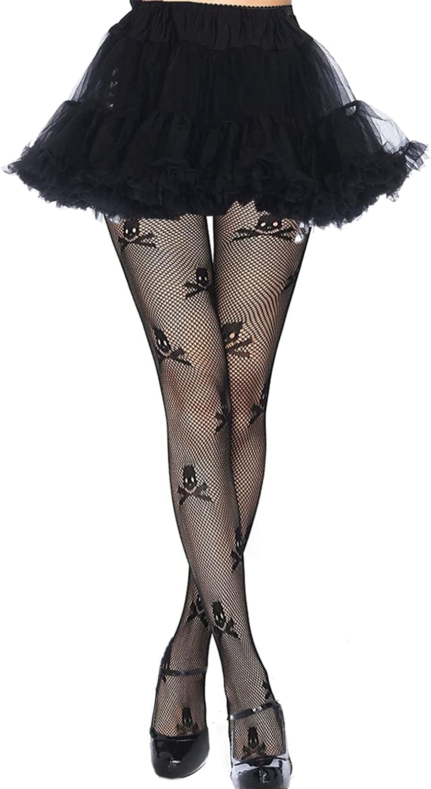 Fishnet Stockings for Women With Stretch Waistband,Fishnets With Reinforced Toes, Fishnet Tights With High Elastic