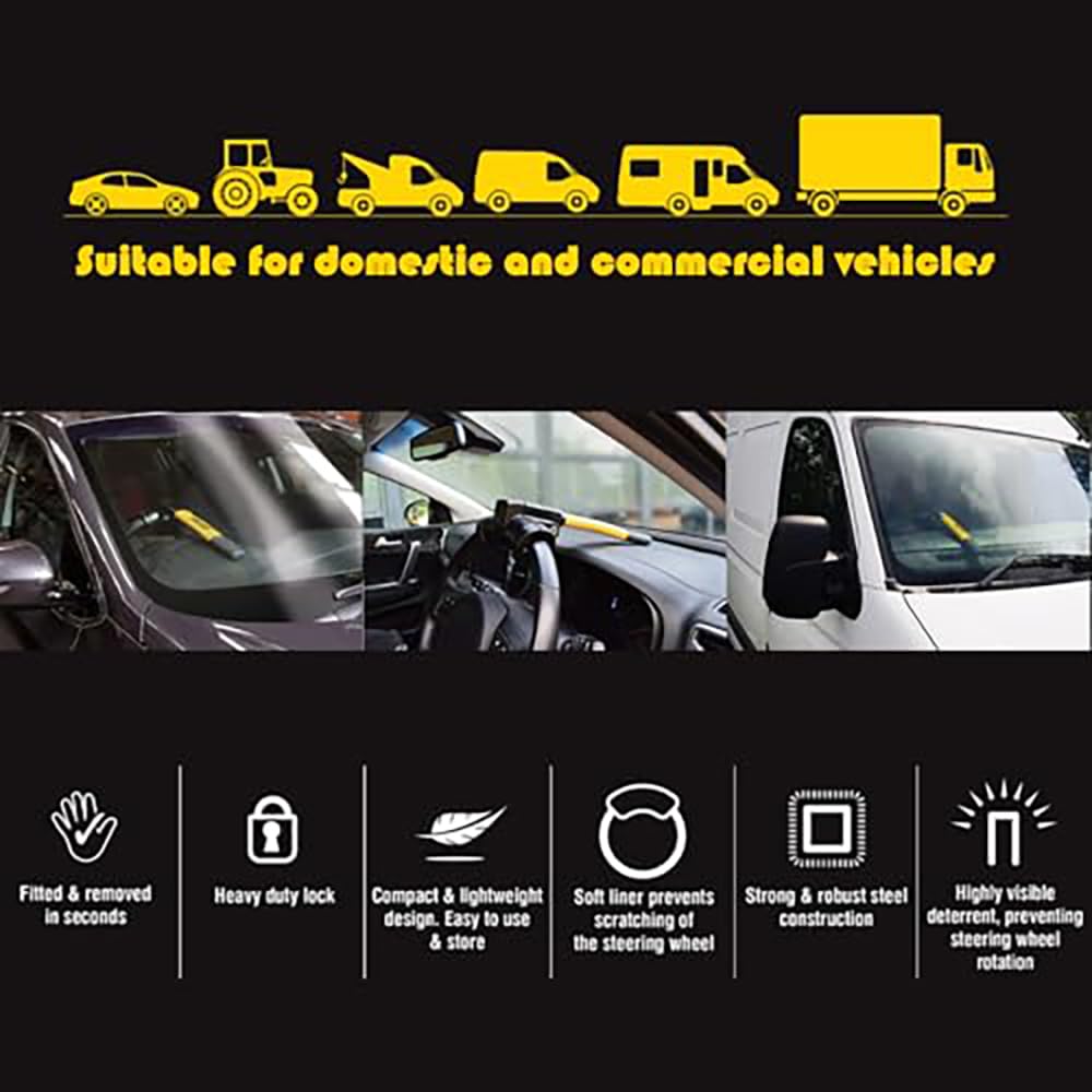 Bloccasterzo Auto Antifurto per MG HS Trophy 2024 2025