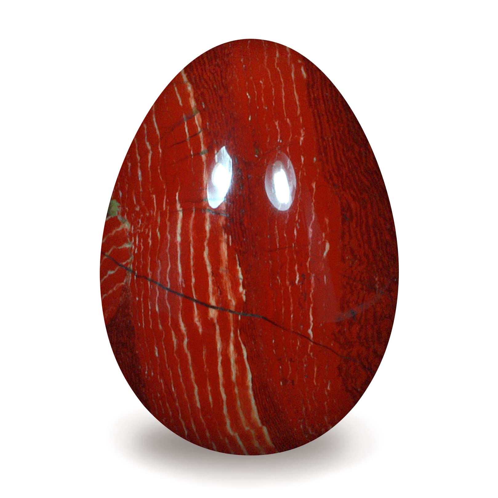 Snakeskin Jasper Crystal Egg ~48mm