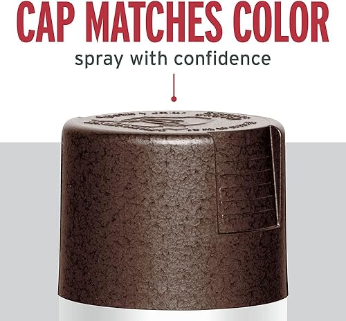 Miniatura 9 de Rust-Oleum 210880-6 PK 210880  Paquete de 6 pinturas en aerosol con efecto martillado para prevención del óxido, 12 oz (340 g), color marrón, 6