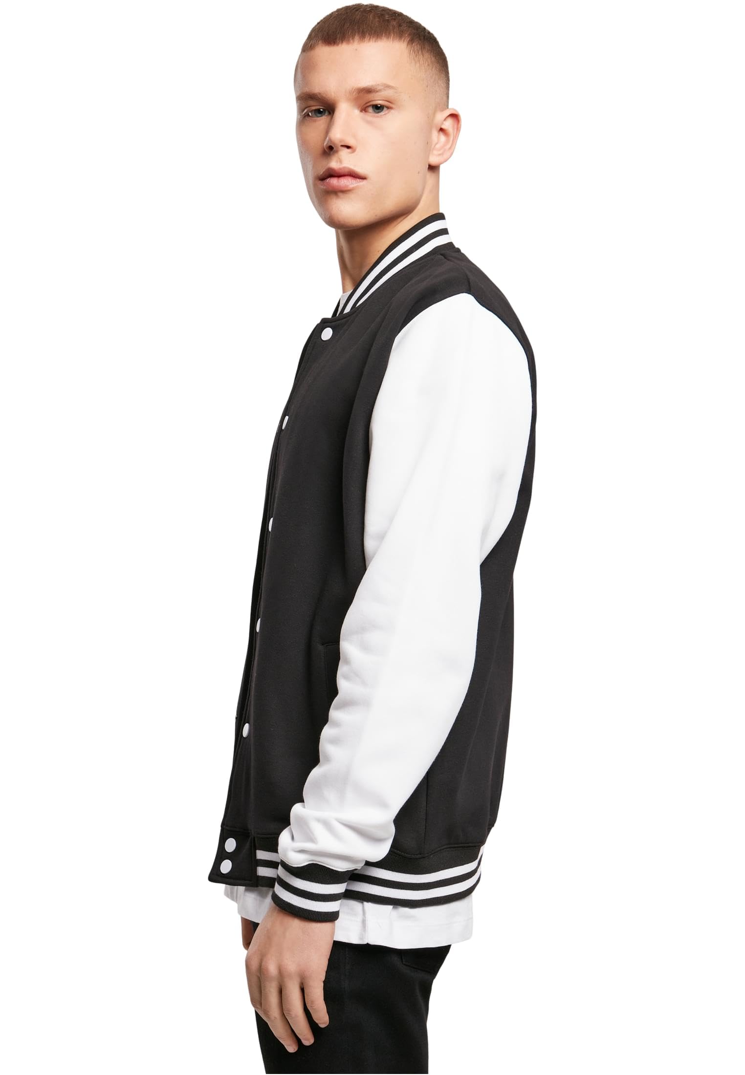 Build Your Brand Sweat College Jacket Jacke Homme