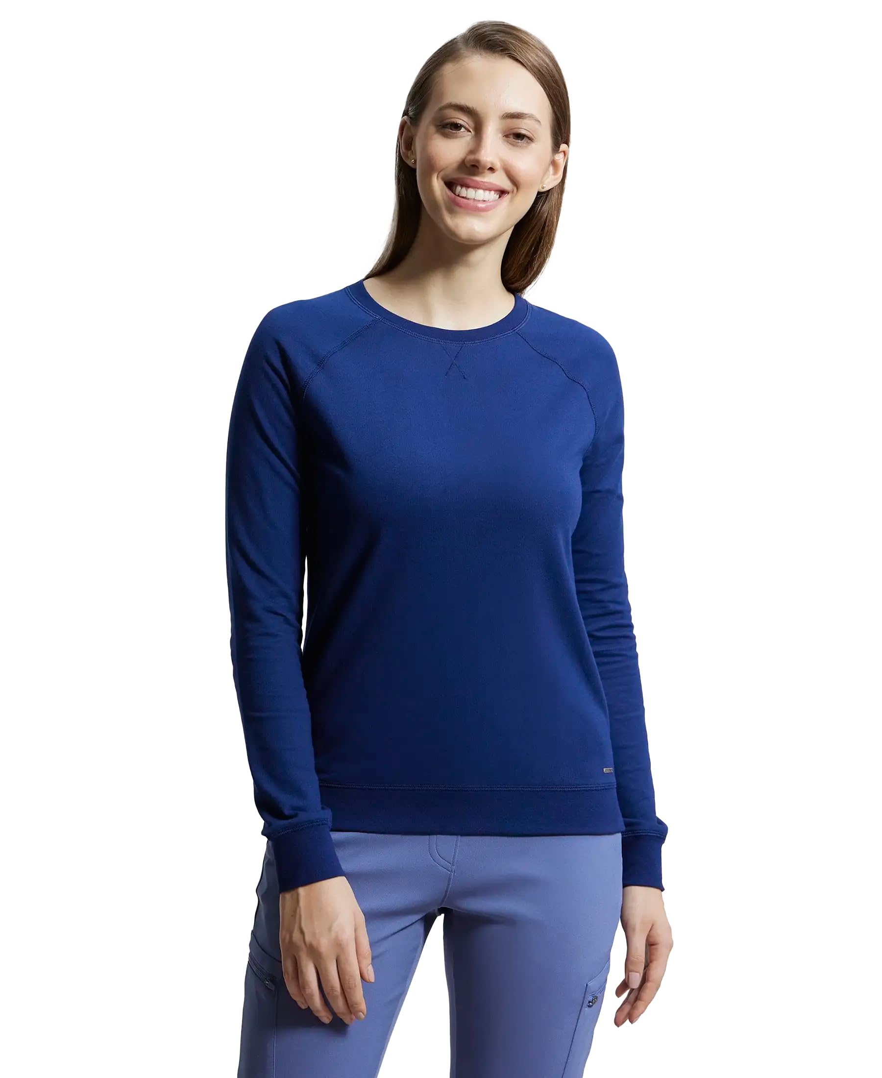 AW67 Women's Super Combed Cotton Rich French Terry Sweatshirt_Medieval Blue_XXL-image-22