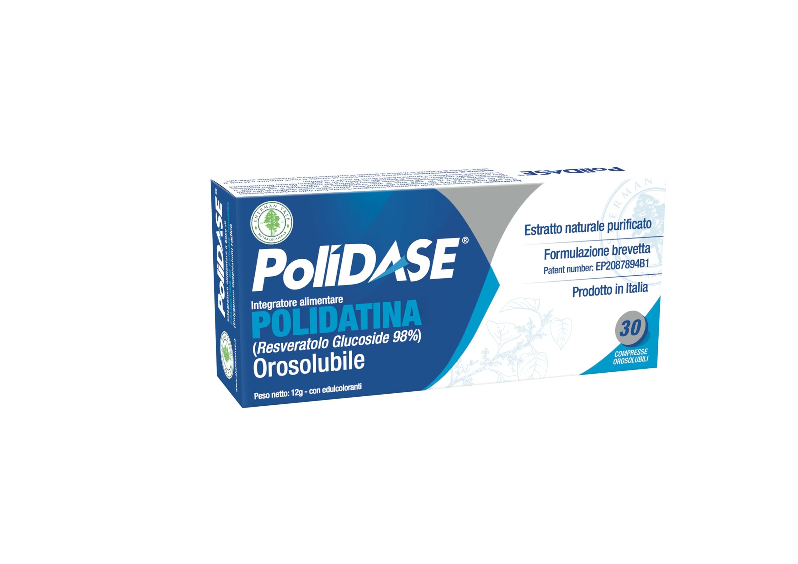 Polidase - Polidatina (GlucoResveratrolo) 98% - Antiossidante ampio spettro