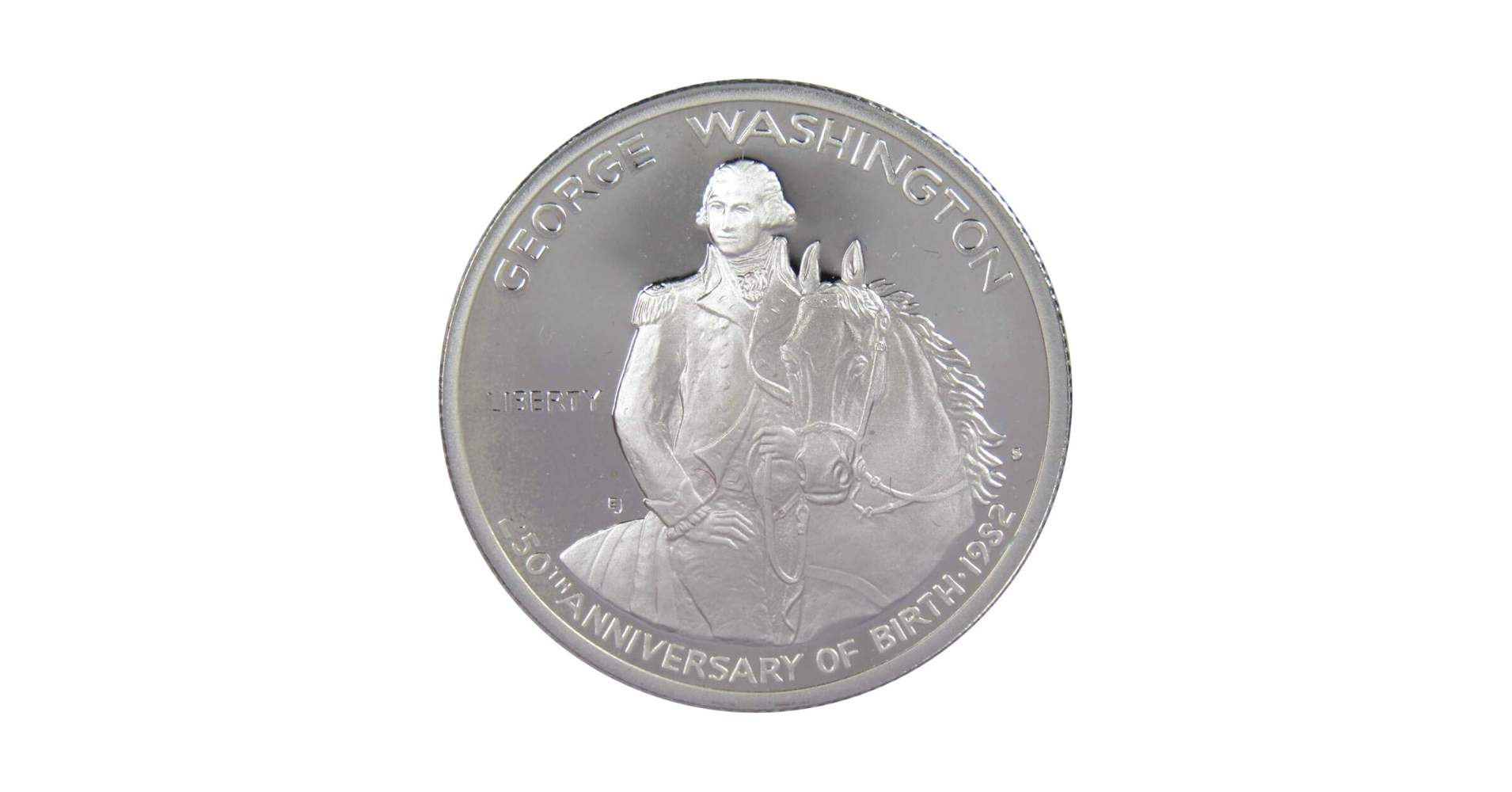 20世紀 218号 1959年 George Washington Commemorative 1982 S 90% Silver Half