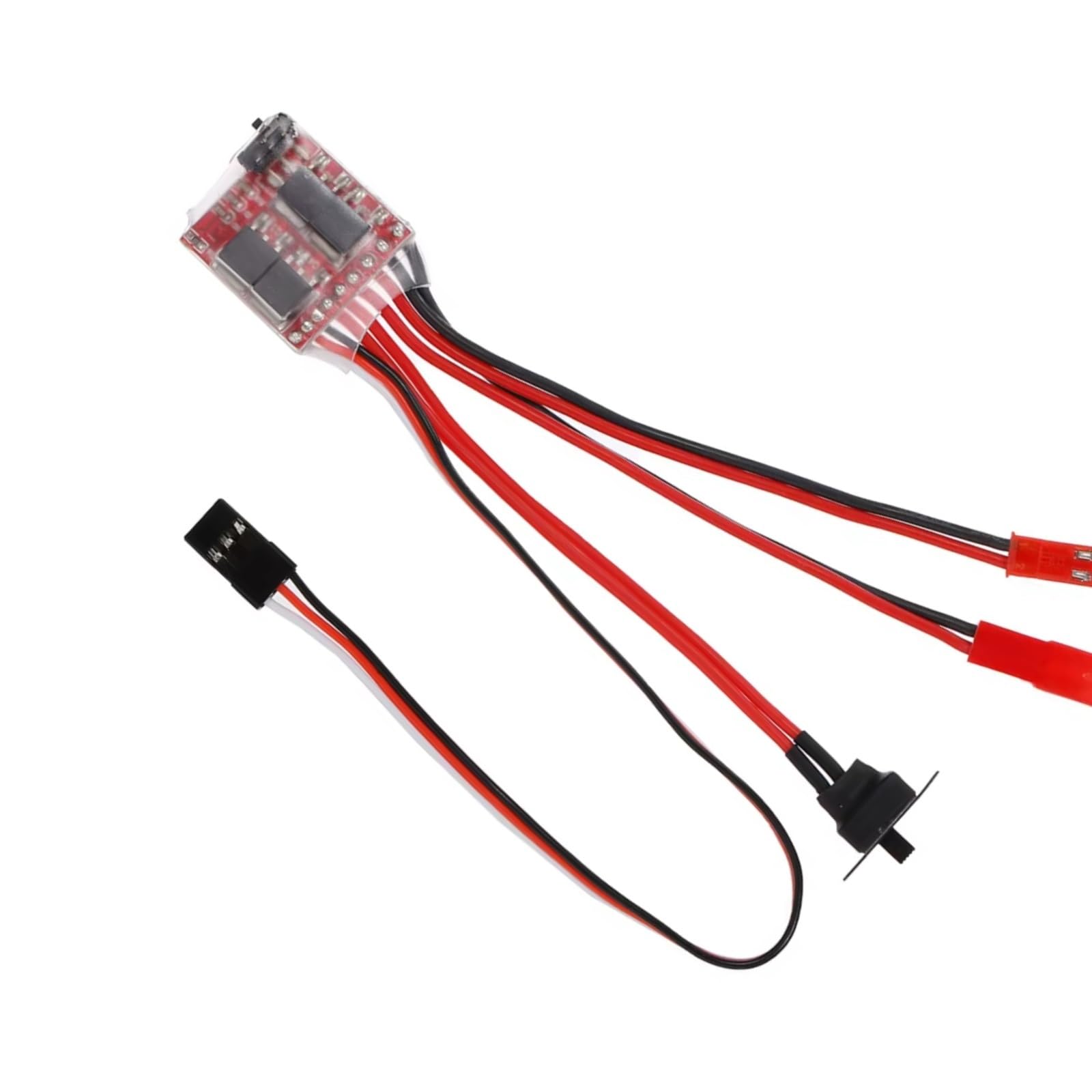 Per 1/16 1/18 1/24 30A Spazzolato ESC Avanti Retromarcia Freno Dual Way Regolatore Velocità Del Motore RC Modello Auto Accessorio Ricambio Veicolo ESC RC