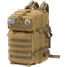 Prime Adventure 45L Outdoor Molle Backpack Modular Military Tactical Gear Pack for Hiking, Camping & Travel