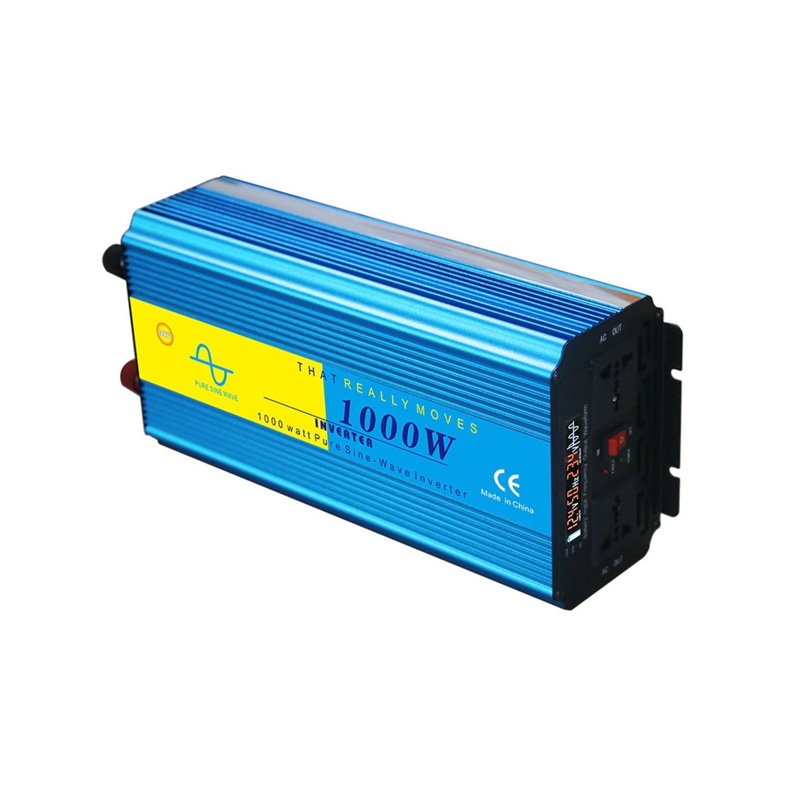 Onduleur pure sinus 1000W convertisseur 12V 220V pour kit solaire autonome