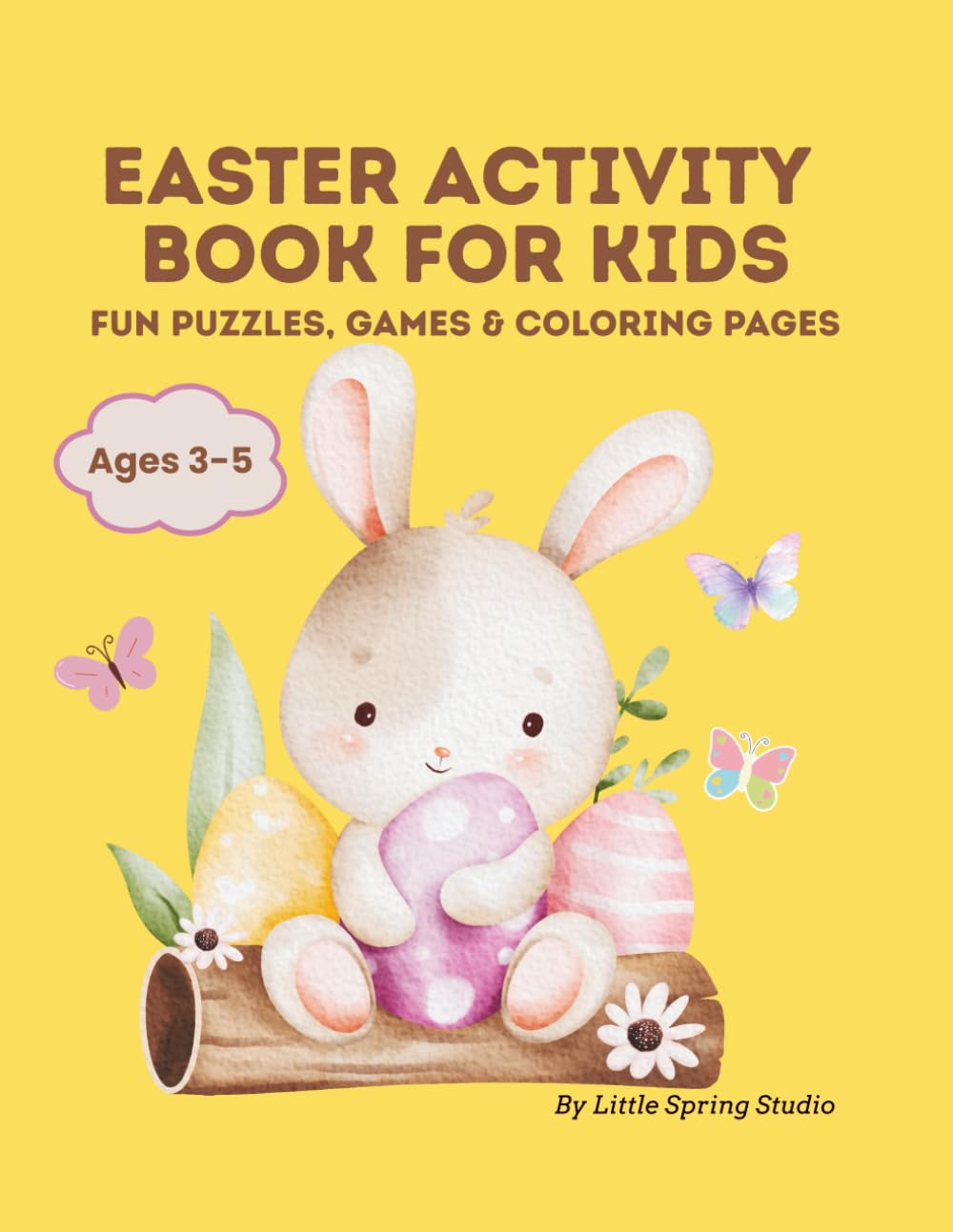 Easter Activity Book for Kids: Fun Puzzles, Games & Coloring Pages
