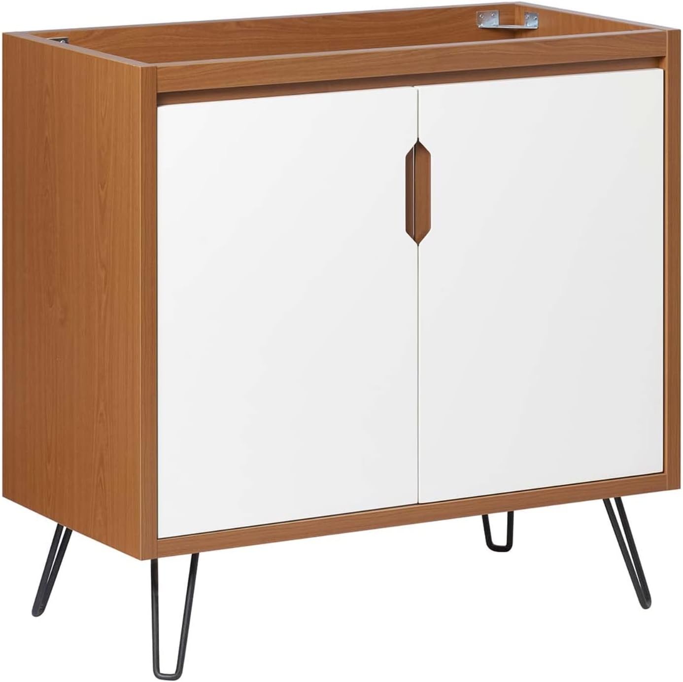 Ergode Energize 36" Bathroom Vanity Cabinet-Mid-Century Modern Style, Soft-Close Doors, Metal Hairpin Legs, Spacious Storage Area, Assembly Required
