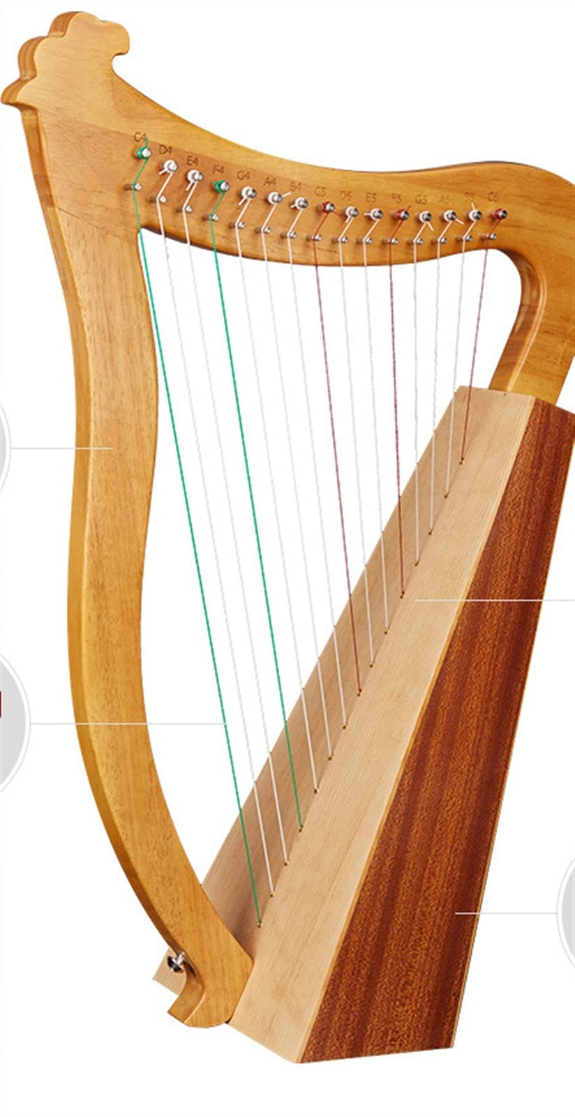 ミントグリーン ハープ 本体 ハープ,オンライン購入可ハープ | 銀座十字屋オンラインショップ