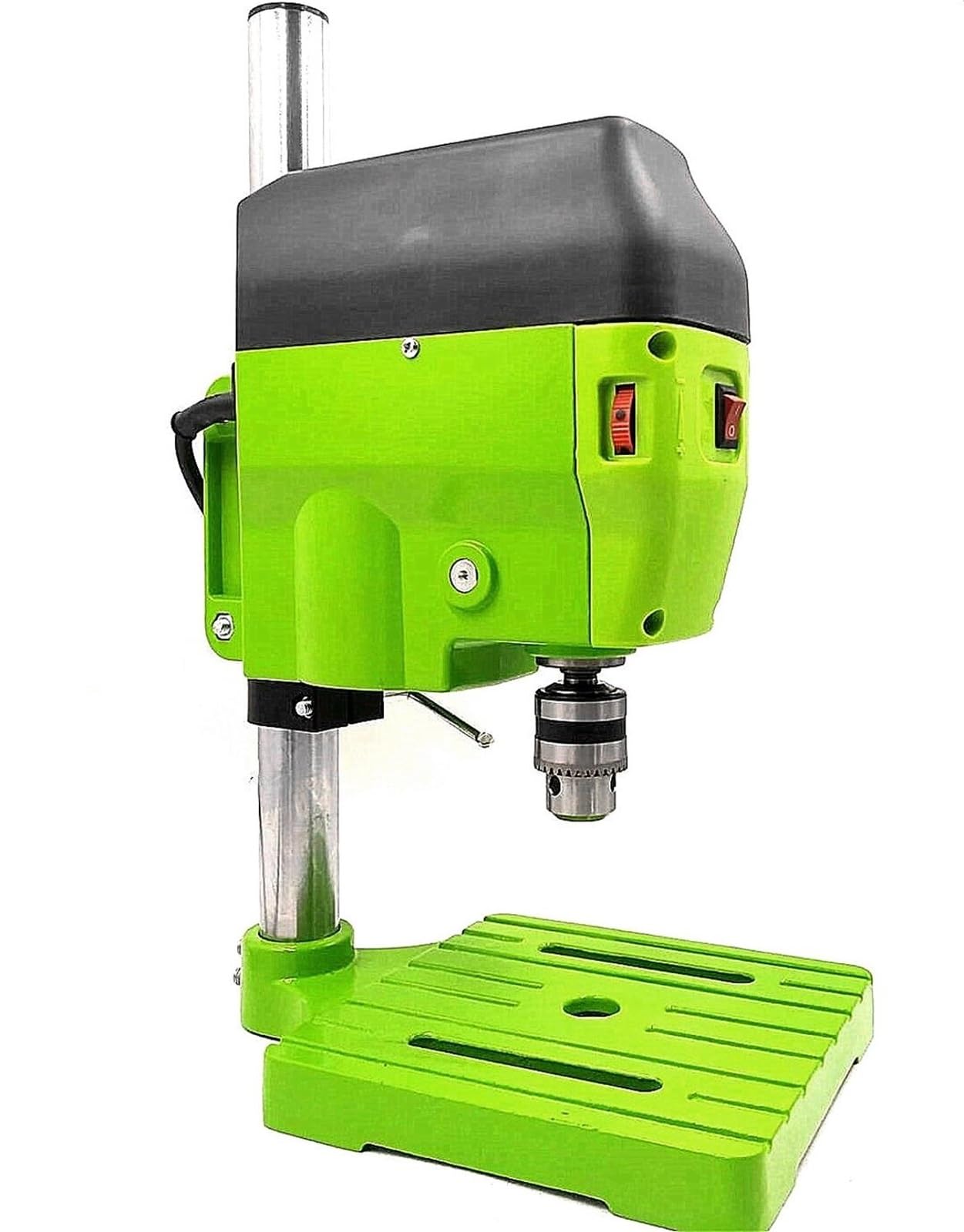 Wiertarka Stołowa, 480W Mini wiertarka stołowa Wielofunkcyjna przemysłowa elektryczna wiertarka stołowa Metal Making Wiercenie Uchwyt wiertarski 1-10mm