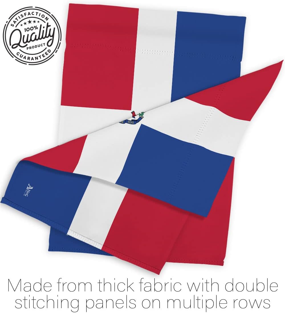 Americana Home & Garden Dominican Republic Garden Flag Regional Nation International World Country Particular Area House Decoration Banner Small Yard Gift Double-Sided, Made in USA