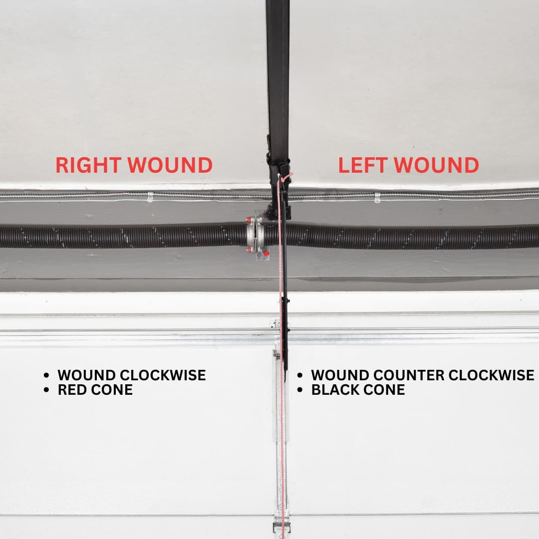 DURA-LIFT .234 x 1.75" x 28" Torsion Garage Door Spring (Brown, Left Wound)