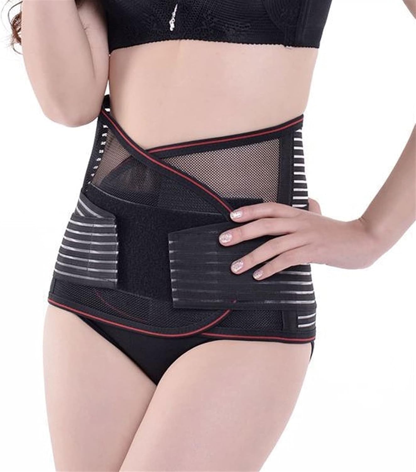 Lower Back Support Brace for Pain Relief - Lumbar Support Belt with Dual Adjustment Straps for Men & Women (Size: 2X Grande)