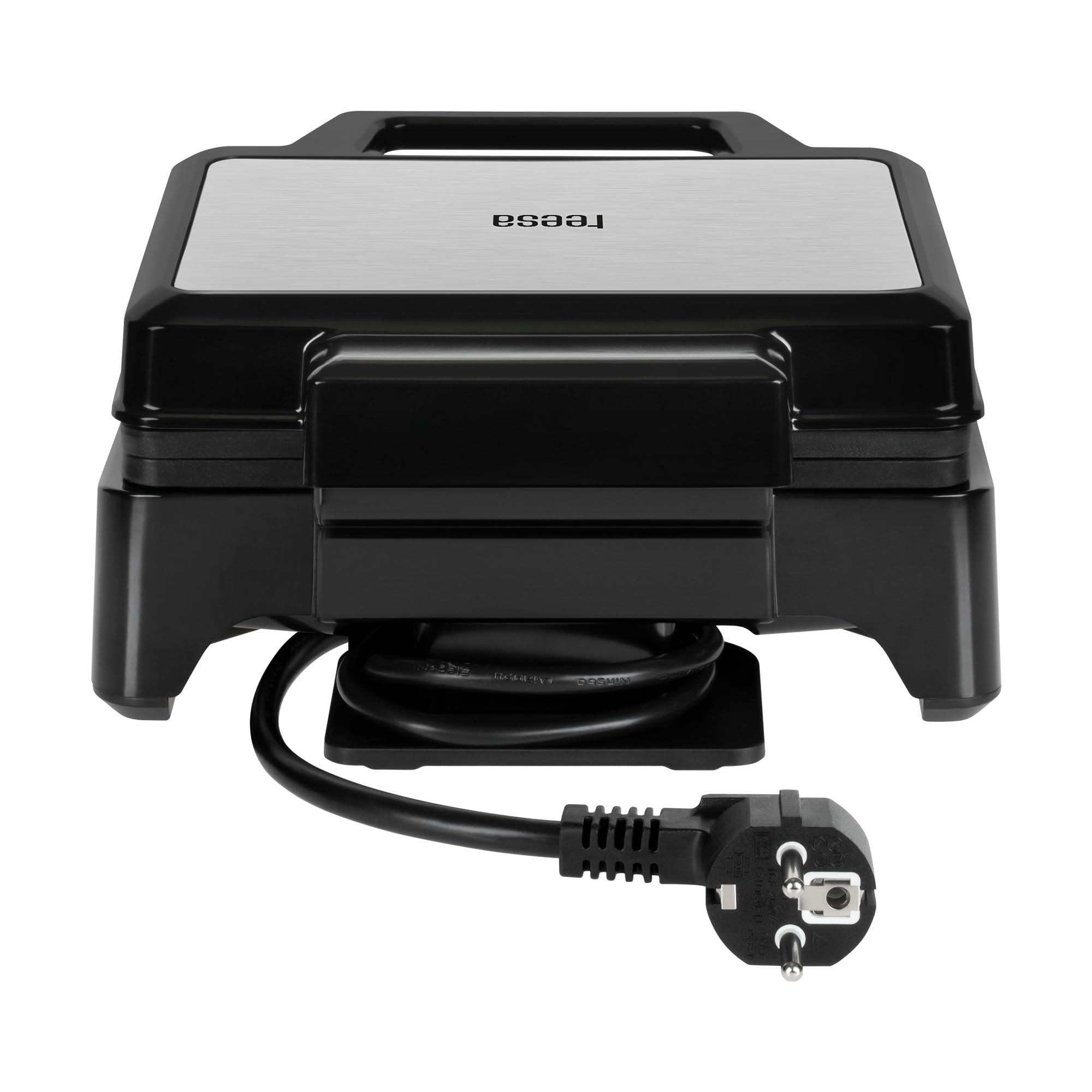 Gofrera 2 gofres 1600 W acero inoxidable regulación de potencia Teesa