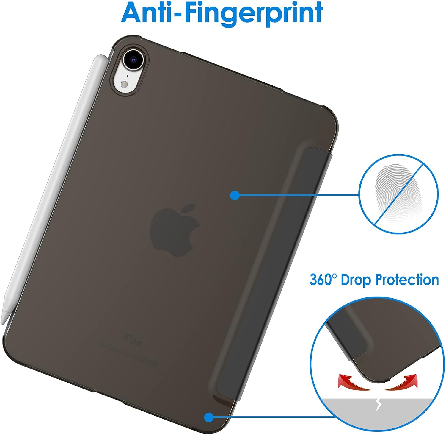 JETech Case for iPad mini (A17 Pro, 2024 Model, 7th Generation) / mini 6 (2021 Model, 6th Generation) - Image 5