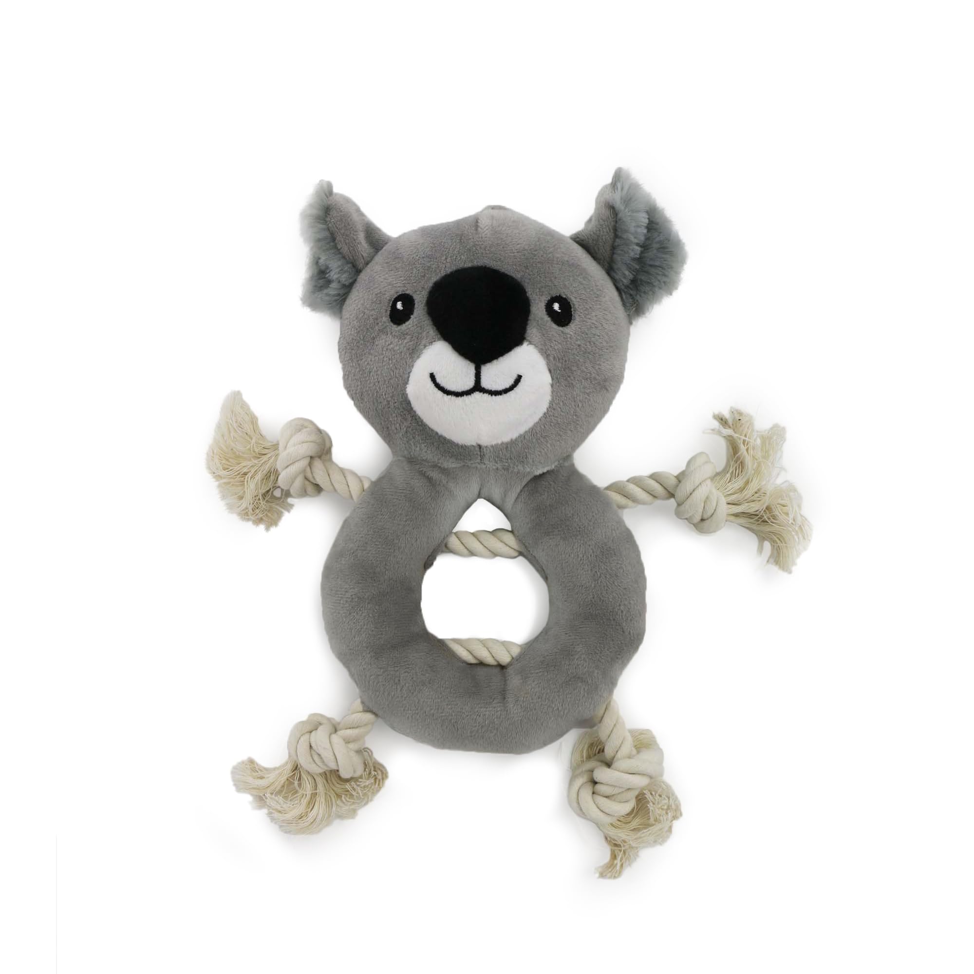 Ancol Ropey Lot de 3 Jouets pour Chien Koala, Singe et Panda en Plastique recyclé