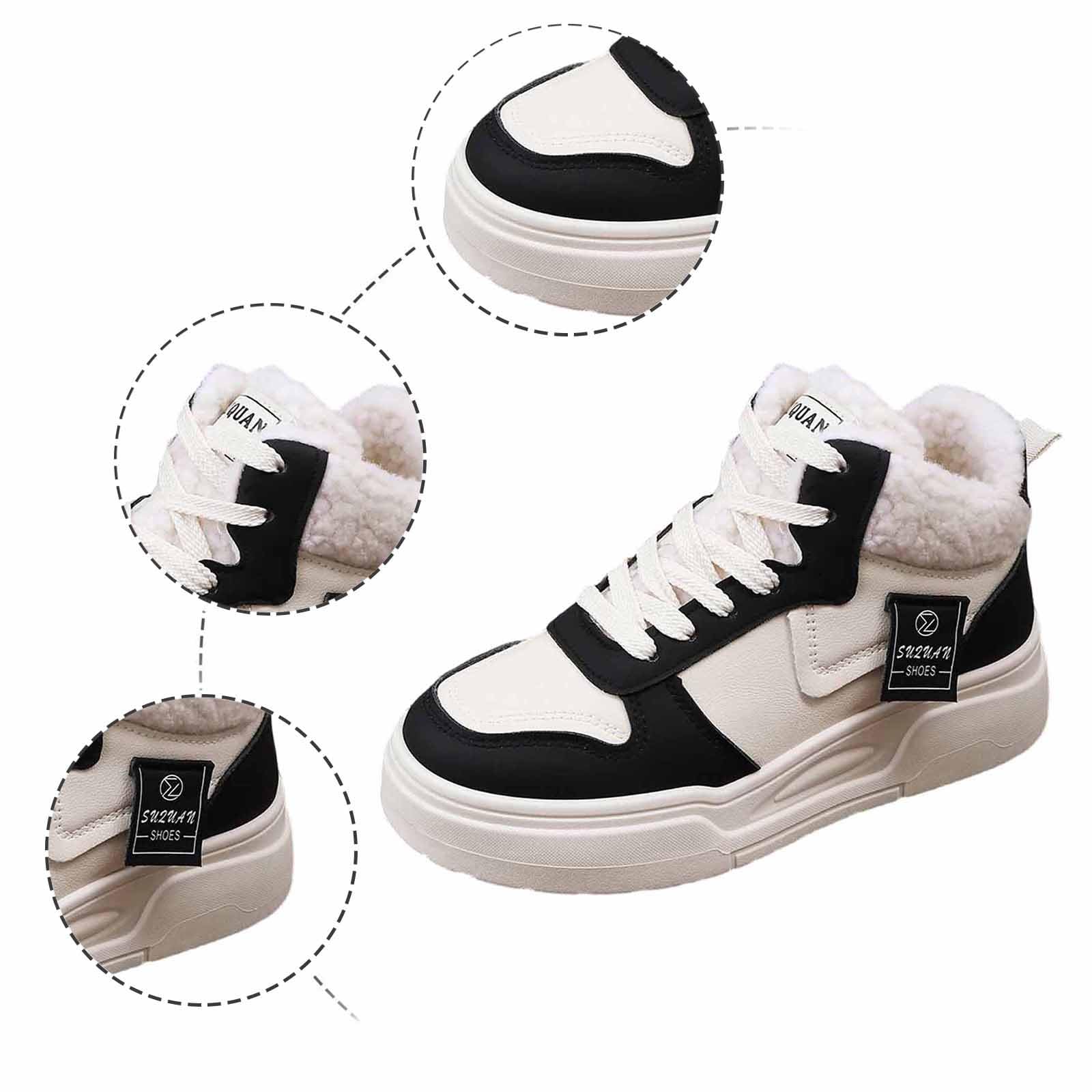 Apres Ski Femme Bottes De Neige Bottine Chaussure Hiver Chaussures Chaudes Après-Ski Glacia Barefoot Boots Fourrées Bottines Imperméable Grand Froid D'hiver Botte Raquette Pour Apres-Ski Après