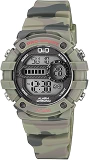 Q&Q Digital White Dial Women's Watch-M154J008Y