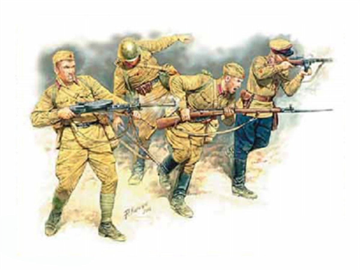 Masterbox 1:35 - Eastern Front Series Kit. 2 Soviet Infantry