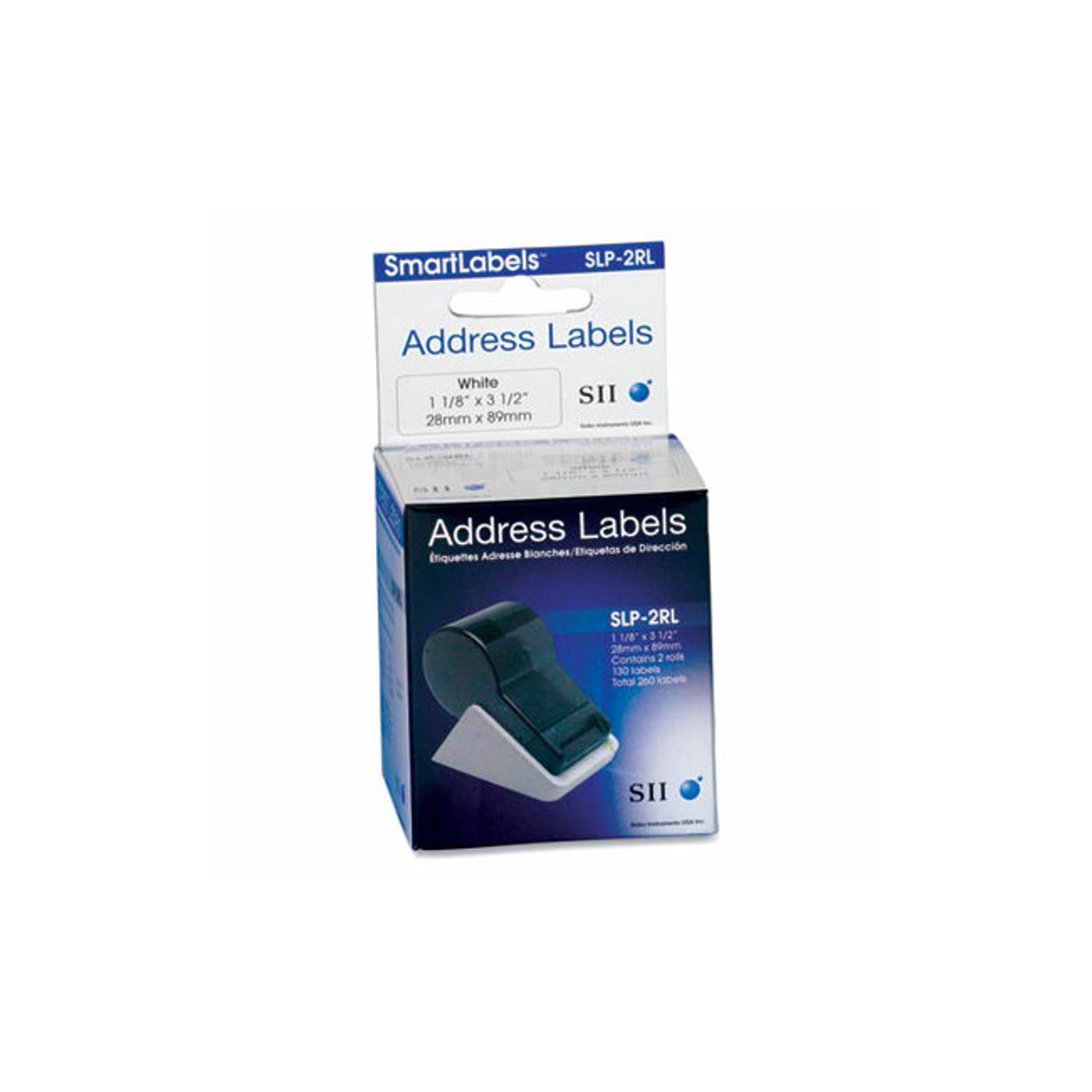 SEIKO Smartlabel SLP-2RL Address Labels, SKPSLP2RL, Rectangle, 25