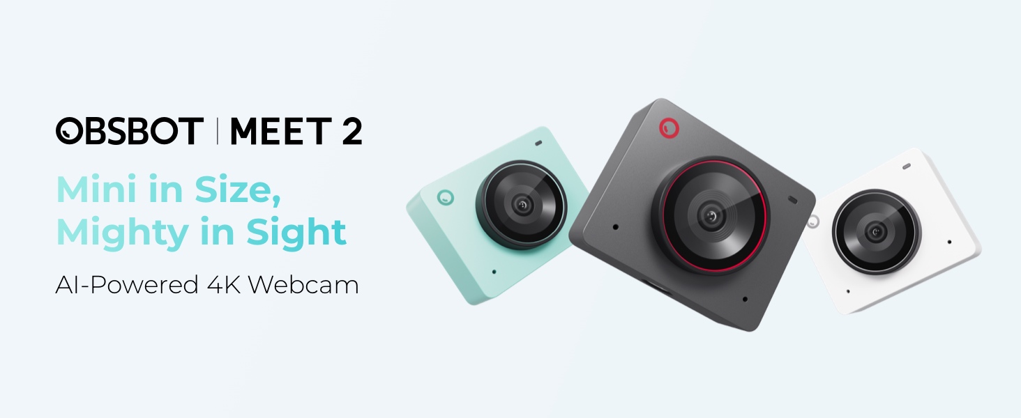 Buy OBSBOT MEET 2 AI Camera | 1/2″ Sensor, 4K AI Framing