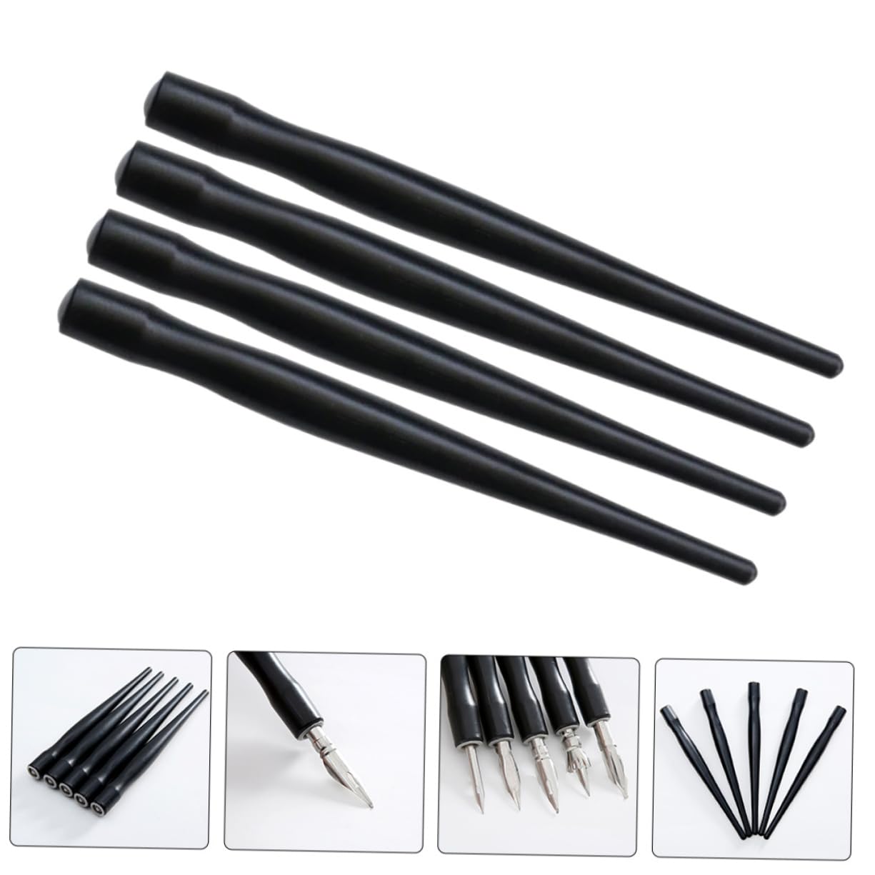 TEHAUX 75stücke Teiliges Schwarzer Kalligraphie Dip Pen Für Zeichnung Und Malerei Ergonomisches Design Für Einfaches Handling Für Kreative Projekte Und Kunstwerke
